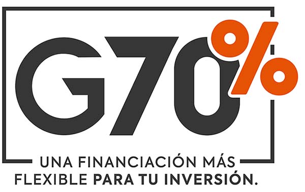 G70% es una financiación a medida de cada cliente.