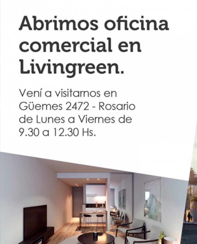 Abrimos oficina comercial en Livingreen